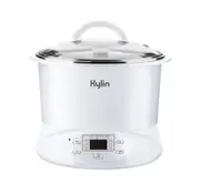Kylin Electric Slow Cooker Stainless Steel Ceramic Pot Steamer 2.2L With 3 Containers