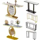 Various Exclusive Extra Long Hall Console Table Marble Narrow Entryway Table AU