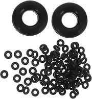 SEWACC Silicone Jewelry Findings 100pcs Spacer Beads for Bracelets Necklace Spacers Charm Bracelet DIY Jewelry Making