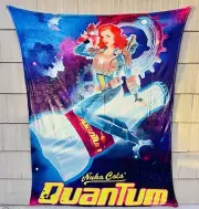 Fallout 3/4/NV/EXTRA LARGE/Quantum Nuka Cola/Plush Blanket/Almost 80in x 60in/