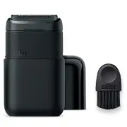 Braun Mobile Shaver Mini M-1013 Black for Men – Portable Electric Razor