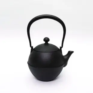 【福介商店】南部鐵器 日本鑄鐵茶壺 鳳文堂 丸型 肌 急須0.6L(泡茶壺 沖泡壺 小茶壺 小鐵壺)