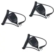 3X 2 Pin PTT Speaker Microphone For BaoFeng UV-5R DM-5R UV-5RA Walkietalkie 888S