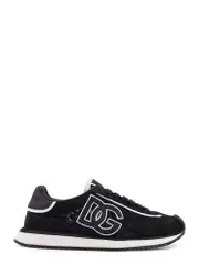 [Dolce & Gabbana] Dolce & Gabbana-Low-Top Lace Sneakers With Suede Inserts-Donna 41