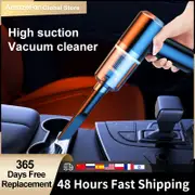 8000pa Car Vacuum Cleaner Mini Gun style Cleaner Cordless 120W Handheld Portable Vacuum Cleaner For Auto Interior Home applianc - XCQ-103-black
