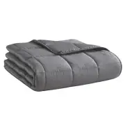 Weighted Blanket Queen Size (Dark Grey, 60''x80'' | 25 lbs) Cooling Breathabl...