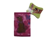 Scooby-Doo Tri-Fold Wallet 4.5" x 3.25" ( DARK PINK ) BRAND NEW WITH TAGS