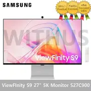 SAMSUNG ViewFInity S9 S27C900 27" 5K QLED Monitor - LS27C900PAKXKR