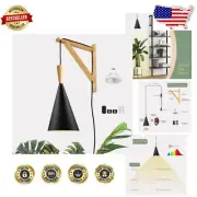 Energy Efficient Full Spectrum Grow Light with Ceiling Hooks & Wall Bracket