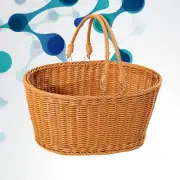 Small Wood Baskets Food Basket Wooden Candy Basket Wicker Woven Basket