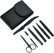 7 in 1 Eyebrow Shaping Tweezers, Scissors and Razors Set, Eyebrow Trimming and