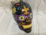 Piazza Halloween Day Of The Dead Skull Ornament
