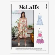 ChicStitch Pinafore Dress Kit - Multicolor, Sizes 16-24 (Code M8193)