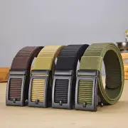Men's Belt Canvas Waistband Waist Belt for Outdoor Casual 49 Inch Length Utility