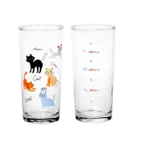 在飛比找蝦皮商城優惠-【OCEAN】貓咪刻度杯435ml《拾光玻璃》玻璃杯 水杯 