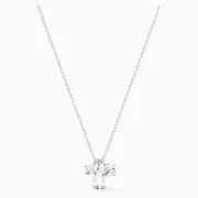 NEW Swarovski Attract Cluster Pendant White Rhodium Plate