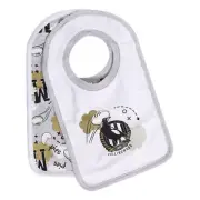 AFL Collingwood Magpies Cloud Baby 2-Piece Bib Set