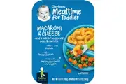Gerber, Mealtime for Toddler, 12+ Months, Macaroni & Cheese and a Side of Seasoned Peas & Carrots, 6.6 oz (187 g)