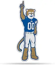 Rico Industries NCAA BYU Cougars Mascot Shape Cut Pennant - Home and Living Room Décor - Soft Felt EZ to Hang