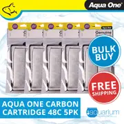 Aqua One ClearView 500 Carbon Cartridge 48c BULK BUY 5pk (25048C)