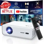 Smart Projector Netflix HDR10 Auto Focus Keystone 50% Zoom Bluetooth WiFi