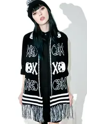 [Sourpuss Clothing] Skelly Knit Scarf