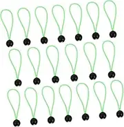 GANAZONO 20Pcs Heavy Duty Ball Bungee Cords Elastic Tarp Straps for Camping Tent and Canopy Durable Oxford Rope Quick Setup Multi Functional Tie Down
