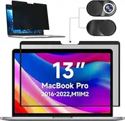 Mamol Privacy Screen for MacBook Pro 13 Inch(2016-2022, M1, M2) & MacBook Air 13" (2018-2021, M1), MagicSuction™ Removable Vacuum Adsorption Anti Spy ,Anti Glare Anti Blue Light Filter for Mac Laptop