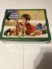 Learning Resources Jumbo Jungle Animals, Animal Toys for Kids, Safari Animals,