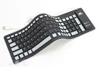 在飛比找樂天市場購物網優惠-買一送一 小鍵盤 Topusenn防水折疊軟鍵盤無聲靜音硅膠
