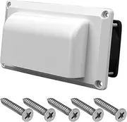 12V 25W Caravan Side Air Vent Ventilation Exhaust Fans Outlet Kit Car Accessories For Camper Trailer Motorhome Boat Marine Yacht For RV Modification(White)