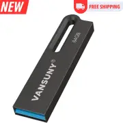 Vansuny 64GB Flash Drive Metal Waterproof USB Drive USB 3.0 Ultra High Speed Mem