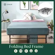 Zinus Folding Bed Frame King Single Double Queen Size Mattress Base Platform