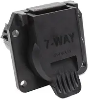 AKOOSY 1Pc Way Trailer Socket Adapter Plastic Connector for Vehicle Models Durable Towing Cable Plug Easy Installation Trailer Accessories