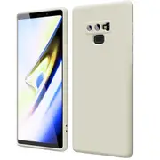 MCC For Samsung Galaxy Note 9 Soft Liquid Silicone Shockproof Case Cover Note9 N960 [White]