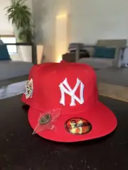 Hat Club New Era 59FIFTY Scarlet Red NY Yankees 1941 World Series Fitted 7 1/2