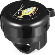 Abaodam Bicycle Bell for Cute Helicopter Design Easy Install Tricycle Ringer for Scooters Bike Accessories for Boys Versatile Noise Maker