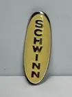 Schwinn Cruiser Yellow Silver Bicycle Head Badge NEW