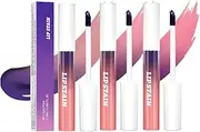 3-Piece Peel Off Lip Stain Set, Long Lasting Matte Lip Tattoo, Peel Off Lipstick Lip Liner Waterproof Colours Change Lip Gloss Transfer Proof Natural Makeup Stain Kit