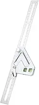 DOITOOL Adjustable Square Tool Woodworking Square Angle Ruler Carpentry for Machinist Woodworker Stainless Steel