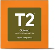T2 Tea Oolong 3.5 Ounce Loose Leaf Tea - Light Delicate Nutty Flavor and Fruity Aroma, 100g