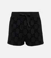 [Gucci] Gucci GG cotton fleece shorts AU 12 black