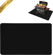 Fire Pit Grill Pad, 65x40 Inch, Fireproof, Oil-Proof, Heat & Water-Resistant BBQ