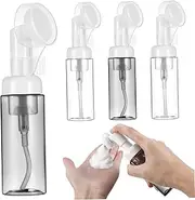 KITANDOVE 4pcs Foam Bottle Lotion Bottle Mini Foam Pump Bottle Foam Soap Dispenser Pump Face Mini Foaming Soap Dispenser Jar Shampoo Sub Plastic White Dispensing Bottle Travel Small