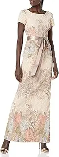 [Adrianna Papell] Women's Matelasse Column Gown