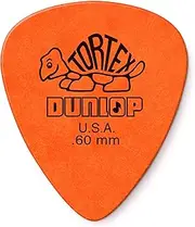 Dunlop Tortex Standard .60mm Orange Guitar Pick, 24 Pack