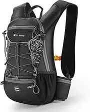Cycling Backpack, Hiking Multifunctional Backpack, Mountain Bike Large Reflective Backpack, Cycling Equipment Grey 1