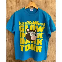 在飛比找ETMall東森購物網優惠-kanye west夜光巡演之旅高街美式復古重磅純棉圓領打底