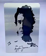 AYRTON SENNA/FORMULA ONE WORLD DRIVER'S CHAMPION / ALUMINUM SIGN 8"x12"