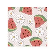 Whimsical Watermelon Face Towel - Perfect for Summer and Picnics